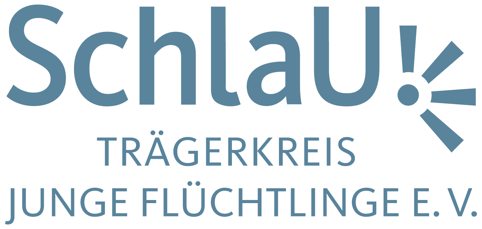 SchlaU – Trägerkreis Junge Flüchtlinge e.V. Logo